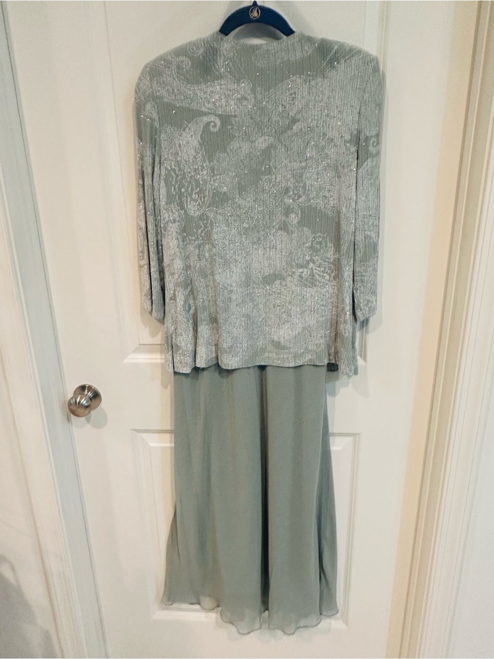 Alex Evenings Sage Metallic Formal 3 Piece Set - Worn Once - Picture 7 of 7